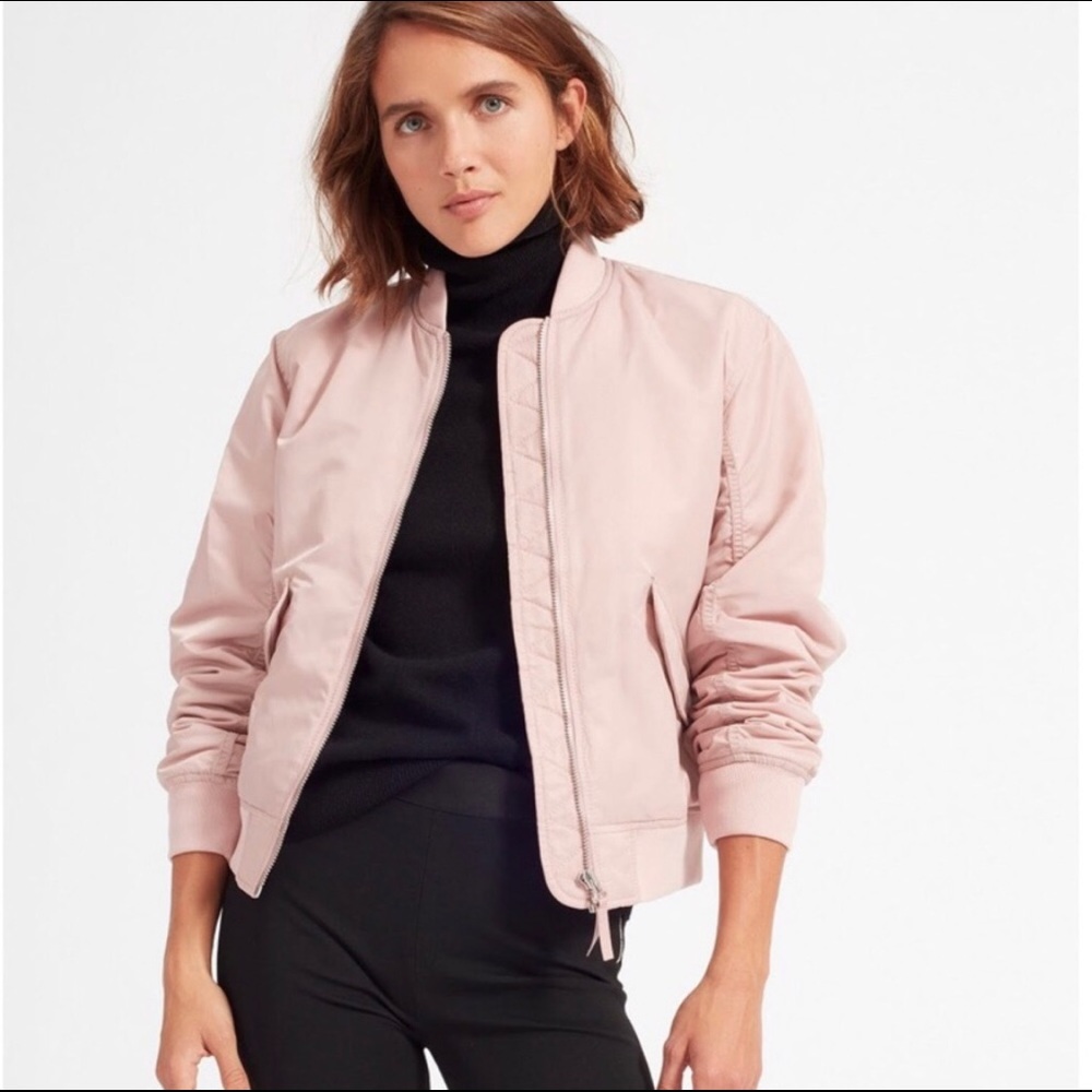 Everlane blush bomber
